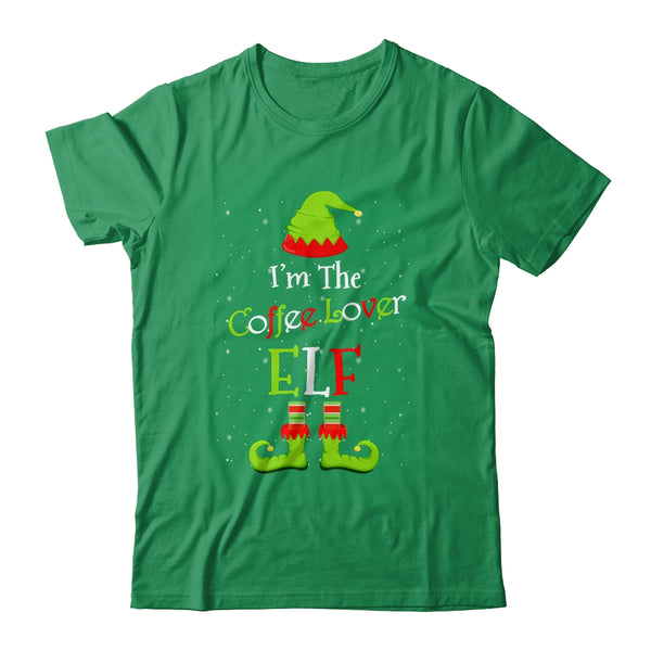 I m The Coffee Lover Elf Family Matching Funny Christmas Group Gift Classic T Shirt Irish Green 600x.jpg