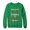 Being Related To Me Cute Christmas Family Xmas Pajama Couple Crewneck Sweatshirt Irish Green 600x.jpg