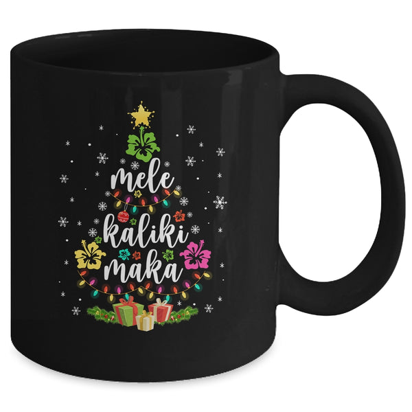 Mele Kalikimaka Hawaiian Hawaii Christmas Tree Gifts Mug 11oz Mug Black e59e9a09 95f0 47b5 b219 9613f69b09f5 600x.jpg