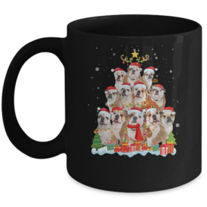 Bulldog Christmas Tree Pajama Xmas Mug 11oz Mug Black 600x.jpg
