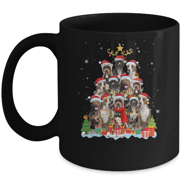 Pitbull Christmas Tree Pajama Xmas Mug 11oz Mug Black 600x.jpg