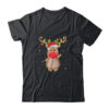 Christmas Mask Cute Reindeer Mask For Holidays Classic T Shirt Black 600x.jpg