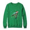 Sea Turtle Lights Funny Santa Hat Merry Christmas Crewneck Sweatshirt Irish Green 600x.jpg