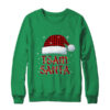 Team Santa Red Plaid Claus Hat Christmas Crewneck Sweatshirt Irish Green 600x 1.jpg