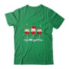 Wine Glass Christmas Santa Hat Reindeer Funny Christmas Gift Classic T Shirt Irish Green 600x.jpg