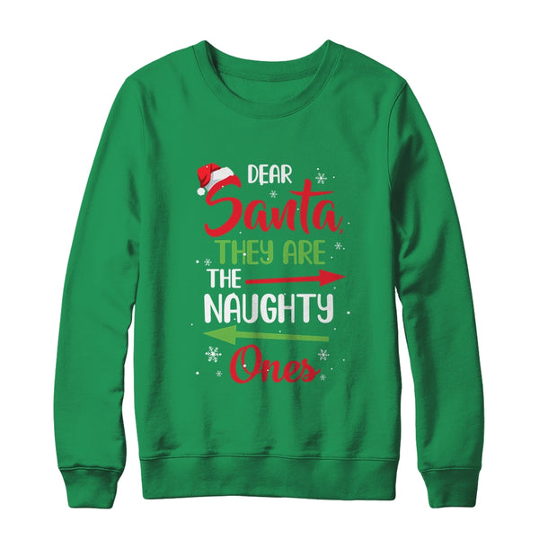 Merry Christmas Dear Santa They Are Naughty Ones Crewneck Sweatshirt Irish Green 600x.jpg