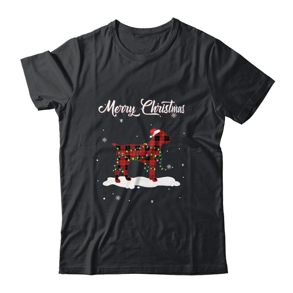 Boxer Christmas Red Plaid Dog Lover Pajama Family Gift Classic T Shirt Black 600x 2.jpg