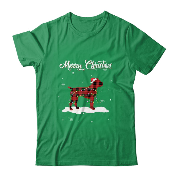 Boxer Christmas Red Plaid Dog Lover Pajama Family Gift Classic T Shirt Irish Green 600x 2.jpg