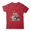 Christmas Goat On Tree Funny Santa Goat Lover Classic T Shirt Red 600x.jpg