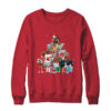 Christmas Goat On Tree Funny Santa Goat Lover Crewneck Sweatshirt Red 600x.jpg