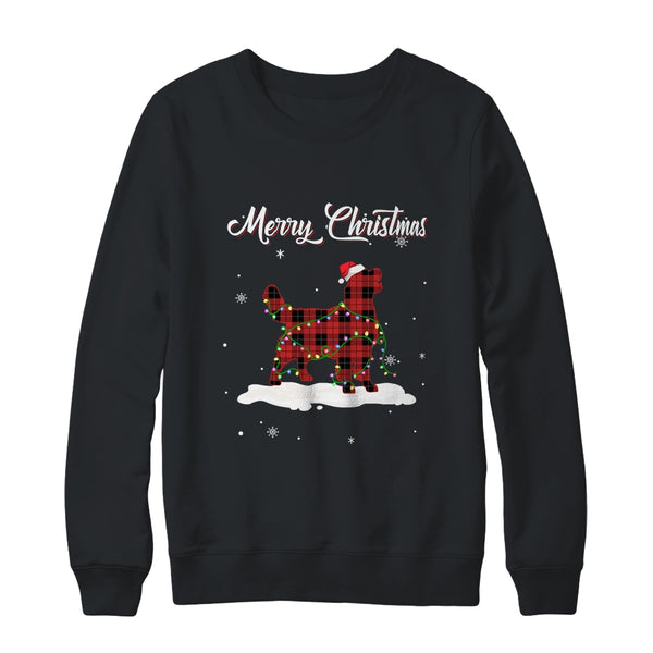 Golden Retriever Christmas Red Plaid Dog Lover Pajama Family Gift Crewneck Sweatshirt Black 600x.jpg