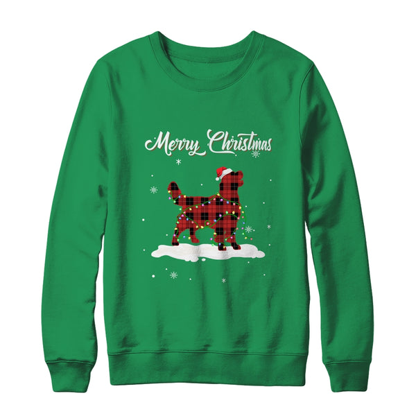 Golden Retriever Christmas Red Plaid Dog Lover Pajama Family Gift Crewneck Sweatshirt Irish Green 600x.jpg