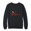 Red Plaid Bearded Dragon Christmas Lights Santa Hat Pajamas Crewneck Sweatshirt Black 600x.jpg