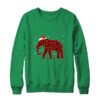 Red Plaid Elephant Christmas Lights Santa Hat Pajamas Crewneck Sweatshirt Irish Green 600x.jpg