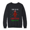 This Is My Christmas Pajama Shirt Penguin Red Plaid Crewneck Sweatshirt Black 600x.jpg