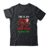 This Is My Christmas Pajama Shirt Sloth Red Plaid Classic T Shirt Black 600x.jpg