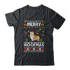 Merry Woofmas Corgi Santa Reindeer Ugly Christmas Sweater Classic T Shirt Black 600x.jpg