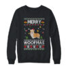 Merry Woofmas Corgi Santa Reindeer Ugly Christmas Sweater Crewneck Sweatshirt Black 600x.jpg
