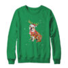 Funny Bulldog Christmas Tree Santa Reindeer Pajamas Crewneck Sweatshirt Irish Green 600x.jpg