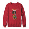 Funny Dachshund Christmas Tree Santa Reindeer Pajamas Crewneck Sweatshirt Red 600x.jpg