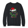 Snowflakes Dog Paw Santa Hat Christmas Dog Lovers Gift Crewneck Sweatshirt Black 600x.jpg