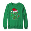 Snowflakes Dog Paw Santa Hat Christmas Dog Lovers Gift Crewneck Sweatshirt Irish Green 600x.jpg