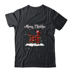 Golden Retriever Christmas Red Plaid Dog Lover Pajama Family Gift Classic T Shirt Black 600x 1.jpg