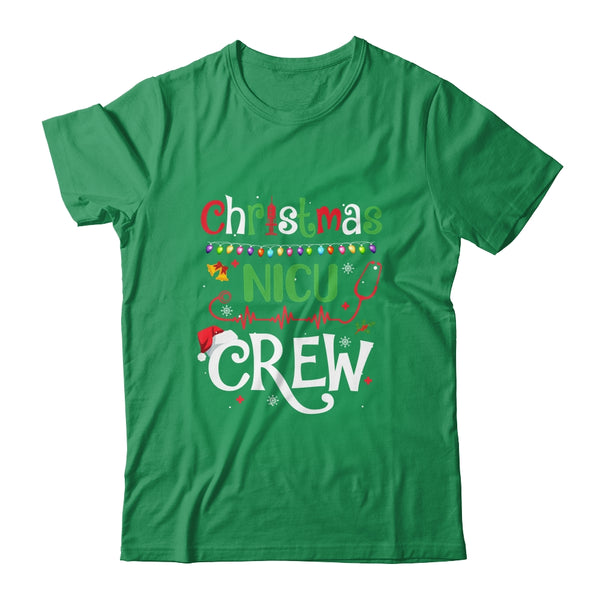 Christmas NICU Crew Nurse Doctor Tech Neonatal ICU Squad Classic T Shirt Irish Green 600x.jpg