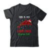 This Is My Christmas Pajama Shirt Dolphin Red Plaid Classic T Shirt Black 600x.jpg