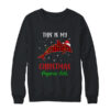 This Is My Christmas Pajama Shirt Dolphin Red Plaid Crewneck Sweatshirt Black 600x.jpg