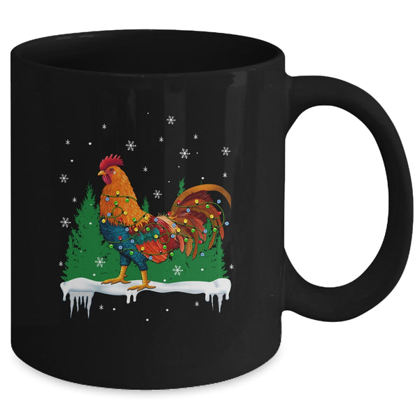 Christmas Rooster Xmas Farmer Chicken Lights Snowflakes Mug 11oz Mug Black 16a67491 1813 4f93 9292 4d2bf6fc679d 600x.jpg