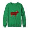 Red Plaid Cow Christmas Lights Santa Hat Pajamas Crewneck Sweatshirt Irish Green 600x.jpg