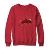 Red Plaid Dolphin Christmas Lights Santa Hat Pajamas Crewneck Sweatshirt Red 600x.jpg
