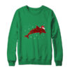 Red Plaid Dolphin Christmas Lights Santa Hat Pajamas Crewneck Sweatshirt Irish Green 600x.jpg