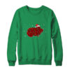 Red Plaid Guinea Pig Christmas Lights Santa Hat Pajamas Crewneck Sweatshirt Irish Green 600x.jpg