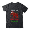 This Is My Christmas Pajama Shirt Elephant Red Plaid Classic T Shirt Black 600x.jpg