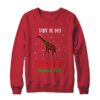 This Is My Christmas Pajama Shirt Giraffe Red Plaid Crewneck Sweatshirt Red 600x.jpg