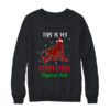 This Is My Christmas Pajama Shirt Monkey Red Plaid Crewneck Sweatshirt Black 600x.jpg
