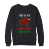 This Is My Christmas Pajama Shirt Turtle Red Plaid Crewneck Sweatshirt Black 600x.jpg