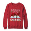 Hanging With My Gnomies Christmas Santa Gnome Xmas Tree Crewneck Sweatshirt Red 600x.jpg