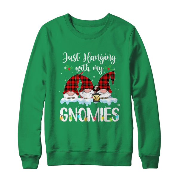 Hanging With My Gnomies Christmas Santa Gnome Xmas Tree Crewneck Sweatshirt Irish Green 600x.jpg