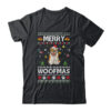 Merry Woofmas Bulldog Santa Reindeer Ugly Christmas Sweater Classic T Shirt Black 600x.jpg