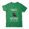 Merry Woofmas Dachshund Santa Reindeer Ugly Christmas Sweater Classic T Shirt Irish Green 600x.jpg