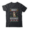 Merry Woofmas Golden Retriever Santa Reindeer Ugly Christmas Sweater Classic T Shirt Black 600x.jpg