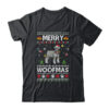 Merry Woofmas Schnauzer Santa Reindeer Ugly Christmas Sweater Classic T Shirt Black 600x.jpg