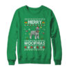 Merry Woofmas Schnauzer Santa Reindeer Ugly Christmas Sweater Crewneck Sweatshirt Irish Green 600x.jpg