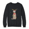 Funny Labrador Christmas Tree Santa Reindeer Pajamas Crewneck Sweatshirt Black 600x.jpg