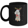 Funny Poodle Christmas Tree Santa Reindeer Pajamas Mug 11oz Mug Black 600x.jpg