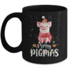 Merry Pigmas Funny Pig Christmas Pajama For Pig Lover Mug 11oz Mug Black 600x.jpg
