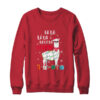 Fa La La Llama Christmas For Women Men Kids Crewneck Sweatshirt Red 600x.jpg